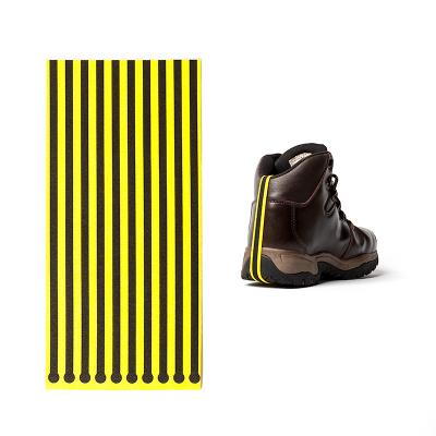 DISPOSABLE HEEL STRAPS Heel Straps black and yellow (Pack of 100) 